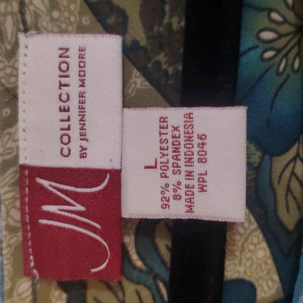 JM Collection Blouse Size Large - Picture 2 of 3